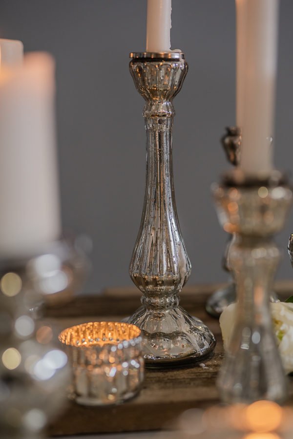 Candeliere in vetro - decorazione per matrimoni ed eventi - Dream On Event design in Umbria - Perugia Italy