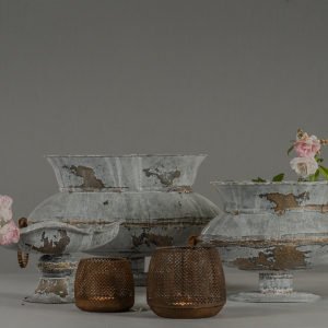 Pflanzgefäß aus Metall – Dream On Hochzeitsplaner und -design