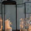 Lanterna in vetro - Frame in metallo - 2 Misure - Dream on Wedding