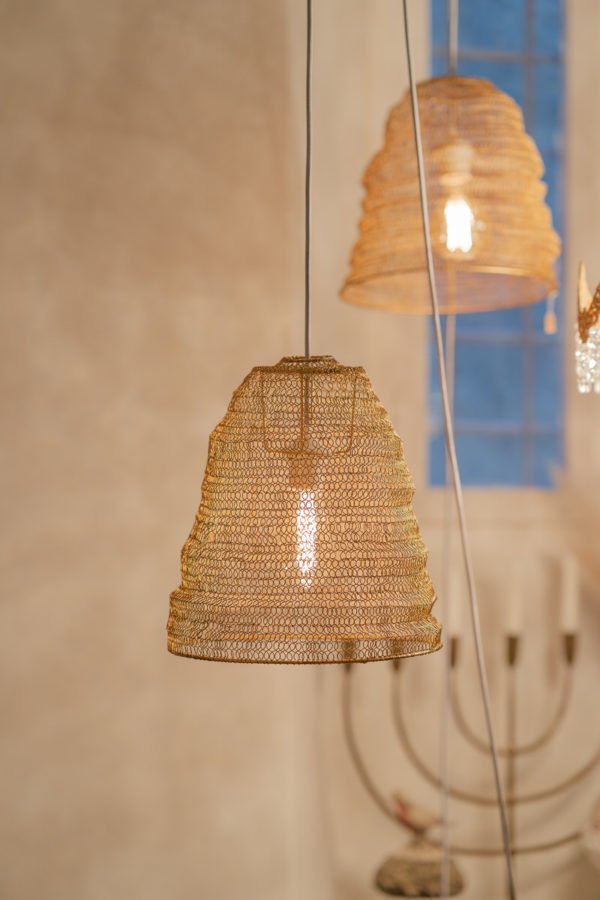 Lampe aus Metallgeflecht – Dream On Hochzeitsplaner und -design