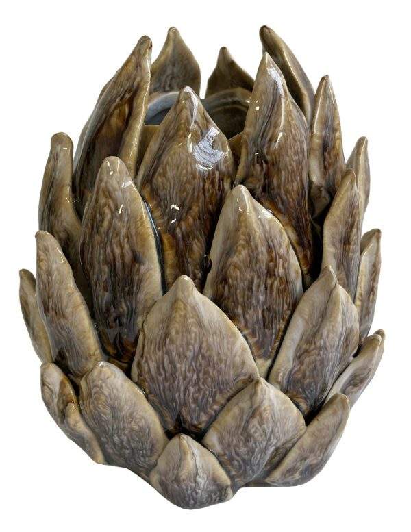 vase en forme d'artichaut en céramique