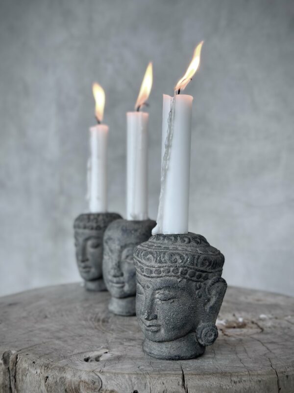 Set di 3 Portacandele Buddha YONO