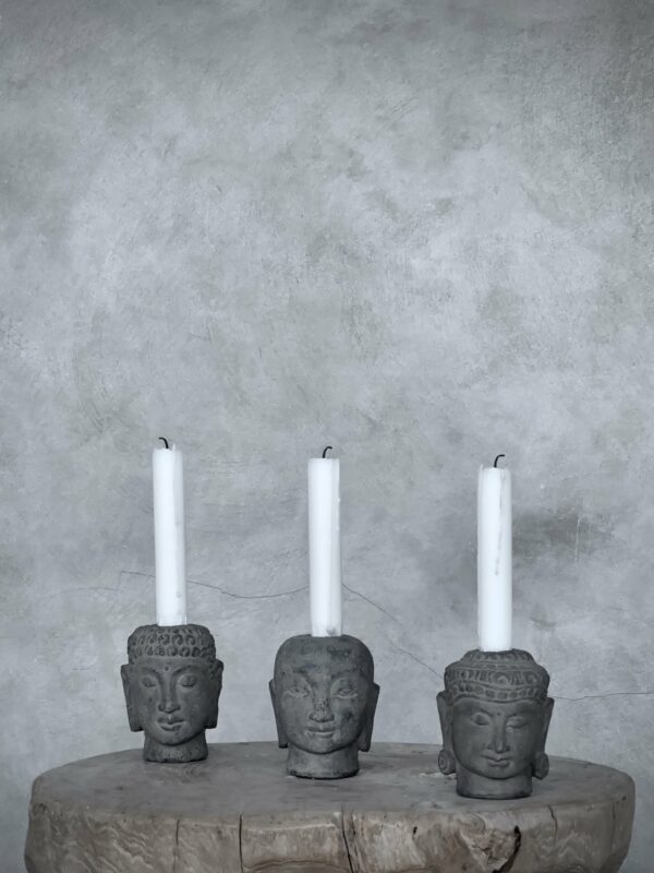 Set di 3 Portacandele Buddha YONO