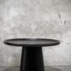 Tavolino da Caffè SOGO - Rotondo, Nero - immagine 2