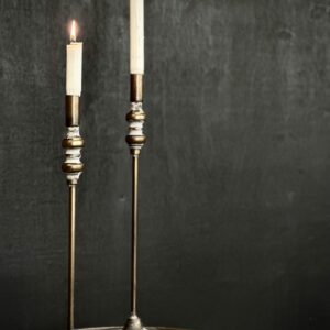 AGNES - candeliere in metallo con finitura oro, large