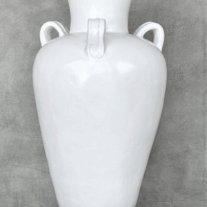 ISAC – Grande vaso bianco in ceramica