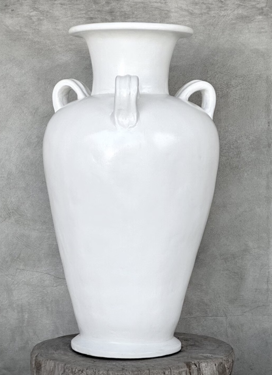 ISAC – Grande vaso bianco in ceramica